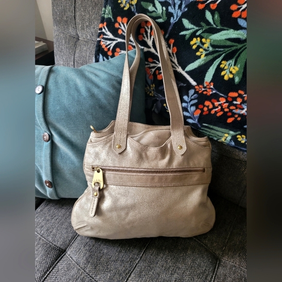 Marc Jacobs Handbags - Vintage Marc Jacobs metallic suede tote, preloved